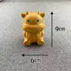 Adorno de Gato Curioso de Boj Lindo Animal Creativo Mini Juguete de Gato de Madera Pieza de Mano Regalo de Cumpleaños