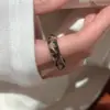 Diseño de nicho estilo coreano anillo de piedra natural personalidad simple accesorios estilo coreano anillo de personalidad simple venta al por mayor