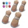 Zapatos de Deporte al Aire Libre de Verano Más Vendidos Transfronterizos para Perros con Malla Transpirable, Suelas de Goma Antideslizantes y Resistentes al Desgaste, y Zapatos para Perros Anti-Quemaduras