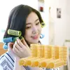 Rizador de pelo de plástico de doble capa para niños, paquete de 10, ideal para hacer tú mismo.