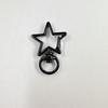 Pintura en aerosol color broche de estrella de cinco puntas cabeza broche langosta broche perro aleación broche de resorte diy llavero colgante accesorios de joyería