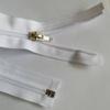 Venta al por mayor No. 5 cremallera nailon blanco cremallera abierta bolsa de ropa funda de edredón textil para el hogar cremallera se puede cortar a voluntad