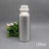 1200ml anti-roubo tampa garrafa 1kg óleo essencial alumínio garrafa tampa anti-roubo dourada lata de alumínio polido embalagem do produto em estoque