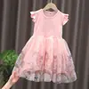 Roupas Infantis de Verão Vestidos para Meninas Vestidos de Princesa de Manga Curta Saias Tutu Infantis Saias para Meninas Processamento e Personalização de Unicórnios