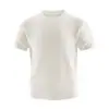 Camiseta Casual Masculina Manga Curta Estilo Retro Americano Old Money Verão 2026 Nova Cor Sólida Ombro Direito Gola Redonda Manga Meia