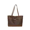 Bolsa Tote Casual de Gran Capacidad para Mujer 2026 Nuevo Color Sólido Bloque de Color Bolso de Hombro Único Nicho Trabajo Viaje Diario Bolso de Axila