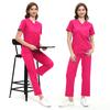 Amazon cross-border cirúrgico vestido de manga curta lavar roupas terno feminino enfermeira uniforme sala de cirurgia uniforme de trabalho isolamento terno