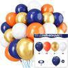 Amazon 35 Piezas Set de Globos Metálicos con Lentejuelas Fiesta Transfronteriza 12 Pulgadas Globos de Confeti Rayados Decoración de Boda