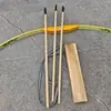 Arcos y Flechas Shenlong de 70 cm en Blíster Hechos de Bambú, Arcos y Flechas Impresos con Dragones, Juguetes de Tiro al Aire Libre para Niños, Artesanías para Atracciones Turísticas al por Mayor
