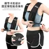Bolsa chaleco para senderismo al aire libre, mochila de almacenamiento para deportes de ciclismo y trekking, bolsa para botella de agua, chaleco reflectante para correr de noche