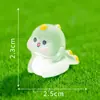 Micro Paisagem Desenho Animado Fofo Dinossauro Animales que Brilham no Escuro Figuras DIY Decoração de Saquinho Surpresa Acessórios Ornatos de Resina para Mesa