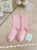 Calcetines de Colores para Niños Ins Súper Fire Morado Naranja Rojo Rosa Calcetines Medios Calcetines de Danza Moderna con Pantalones de Tiburón