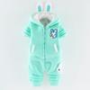 Conjunto de ropa de otoño e invierno para niños y niñas de 0 a 5 años, de seda de leche, con relleno de terciopelo, informal, para bebés y hombres, dos piezas, 2