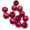 Cuentas de Madera Coloridas de 16 mm Cuentas de Madera Coloridas Puras Pintura al Agua Madera de Loto Cuentas Redondas Abalorios Decoración del Hogar Accesorios de Joyería DIY