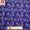 Tecido Floral Azul de Algodão, Estilo Étnico Decoração de Casa de Chá Hotel, Embalagem de Bolsa com Cordão Tecido DIY Atacado em Estoque