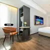 Meihao 3.0 Mobiliário de Hotel Quarto Padrão Conjunto Completo Feito Sob Medida Conjunto Completo de Quarto Padrão para Hotéis e Pousadas, Incluindo Cabeceiras de Cama e Estrados de Cama para Apartamentos