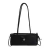 Bolsa de Ombro Fofa da Moda Estilo Coreano, Novo Modelo Primavera 2026, Bolsa Simples para o Dia a Dia, Bolsa de Ombro Elegante com Alto Acabamento