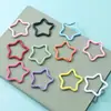 Direto da fábrica Cor Macaron liga estrela de cinco pontas chaveiro gancho externo para mochila acessórios de joalheria DIY