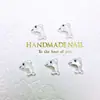 Nuevos Accesorios para Uñas con Delfines Degradados Subacuáticos Serie Oceánica Animales de Dibujos Animados Accesorios Portátiles para Uñas y Cabello Decoraciones de Resina