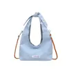 Bolsa Transversal Feminina Estilo Coreano com Bolinhas 2026 Nova Versátil de Grande Capacidade para Estudantes Indo para Aula e no Dia a Dia