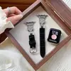 Correa de Cuero con Patrón de Cocodrilo de Trébol de Cuatro Hojas Adecuada para Apple Watch iWatch 12ª Generación 11/10