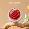 Dia dos Namorados Flores Cerâmicas Amassadas à Mão Rosa Vermelha Aromaterapia Caixas de Presente Ornamentos de Presente de Aromaterapia Sem Fogo Flores Eternas
