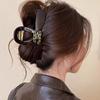 Pinza para el Cabello Extra Grande de 13 cm para Mujeres con Cabello Grueso, Nuevo Modelo 2026, Tamaño Grande Sencillo, Aspecto de Alta Gama, Pasador para la Parte Posterior de la Cabeza, Pinza de Tiburón
