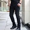 Calças Cargo Stretch Finas de Verão Calças de Treino Respiráveis para Exterior Multi-Bolsos Resistentes ao Desgaste Estilo Militar
