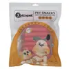 Huayuan Hoopet Golosinas para Perros Salchicha de Jamón para Perros Pequeños Salchicha de Recompensa para Entrenamiento Salchicha de Jamón con Centro Líquido Nutritivo