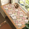 Alfombrilla de escritorio estilo francés, Alfombrilla de escritorio para estudiante, Mantel impermeable y lavable, Alfombrilla de escritorio de oficina de lujo ligero y de alta gama