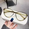 Gafas de Prescripción con Forma de Gato y Montura Negra para Mujer, Estilo Cat-Eye Moderno Vintage, Lentes Trendy Anti-Luz Azul