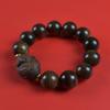 Shen Guibao Pulsera Qinan Tesoro Sumergido Cuentas de Buda Patrón Tigre Étnico Pulsera para Hombre y Mujer Joyería Coleccionables Wen Play