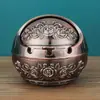 Cenicero Mazhaochenggong para Uso en Casa en la Sala de Estar, Diseño Creativo y Moderno con Tapa para Evitar que las Cenizas Vuele y el Olor a Humo, Cenicero Decorativo