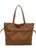 Bolso tote ligero de gran capacidad de tela de nailon impermeable, bolso para ir al trabajo, bolso de mano, bolso sencillo para estudiante universitaria, para clase, para computadora