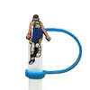 Acessórios de palito de desenho animado criativo da NBA para bebidas de milk tea