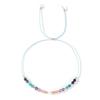 Europa y Estados Unidos Amazon transfronterizo explosiones pulsera de los doce constelaciones tejida a mano con cuentas de arroz fino pulsera joyería al por mayor