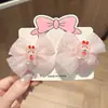 Internet-famoso Princesa Pequena Fita Bow Hairpin Crianças Menina Hanfu Purple Hairpin Acessórios de cabelo das meninas