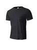 Moletom Cruzado TEMU Fitness e Lazer Outono Verão Masculino Jovem Respirável Slim Fit Gola Redonda Camada Base Esportivo Corrida Manga Curta
