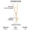 Amazon Transfronterizo Nuevo Collar Cruzado de Múltiples Capas, Cadena para Clavícula de Moda, Sencilla y Versátil, Joyería de Regalo de Cumpleaños para Mujeres