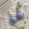 Ropa interior de látex sin costuras, realce de pecho, verano, fino, antiflacidez, sexy, inalámbrico, sujetador de látex, expansión exterior, belleza, espalda colgante