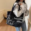 Bolsa Tote de Lona Grande Capacidade Casual para Mulheres 2026 Novo Estilo da Moda Bolsa de Mão para Passeio Bolsa de Compras Bolsa de Ombro para o Dia a Dia