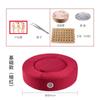 Cojín de fumigación para moxibustión Taburete de moxibustión para el hogar Control de temperatura sin humo Taburete de fumigación de terciopelo con moxa Silla de moxibustión de madera maciza Futón de moxibustión