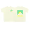 Marca de Nicho de Moda Rhude Verano Nueva Bandera de Corona Streetwear Retro Holgada Camiseta de Cuello Redondo de Manga Corta para Hombres y Mujeres