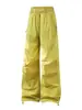 Calça feminina casual leve de verão para atividades ao ar livre, adequada para o dia a dia, calça longa de corte solto, moderna e versátil, disponível em várias cores
