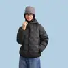 Chaqueta Corta de Algodón con Capucha Nueva Versión Coreana para Mujer Otoño/Invierno 2026 Delgado Moderno Cálido Casual Versátil Ropa de Abrigo