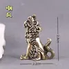 Juego Completo de Todas las Figuras de Hijos de Dragón de Latón: Colgantes Pequeños de Bixi, Liwen, Pula, Bi'An, Qionu, Yazi, Suan Ni, Chaofeng y Nuixi