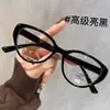 Nuevas Gafas Retro Americanas de Alta Gama para Miopía HD Anti-Luz Azul Gafas Planas para Mujer Versión Coreana de Gafas de Prescripción