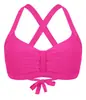 [traje de baño de una pieza] Estilo europeo y americano comercio exterior 2024 nuevo fruncido bikini sexy Amazon traje de baño traje de baño en stock