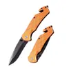 Nuevo Cuchillo Plegable de Acero Inoxidable Titanio Negro, Cuchillo Plegable para Exteriores, Cuchillo de Fruta de Acero Inoxidable, Mini Cuchillo Portátil para Uso en Exteriores