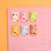 Juguete de comida miniatura simulada lindo gato accesorios de resina DIY pegamento de crema funda de teléfono pasador material de decoración kit